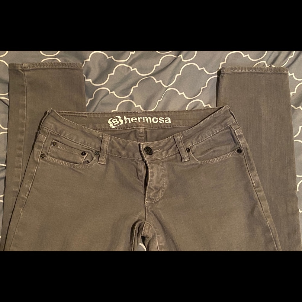 Grey wash Billabong skinny jeans